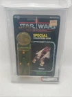 Vintage Kenner Star Wars Carded POTF 92 Back A-Wing Pilot Action Figure