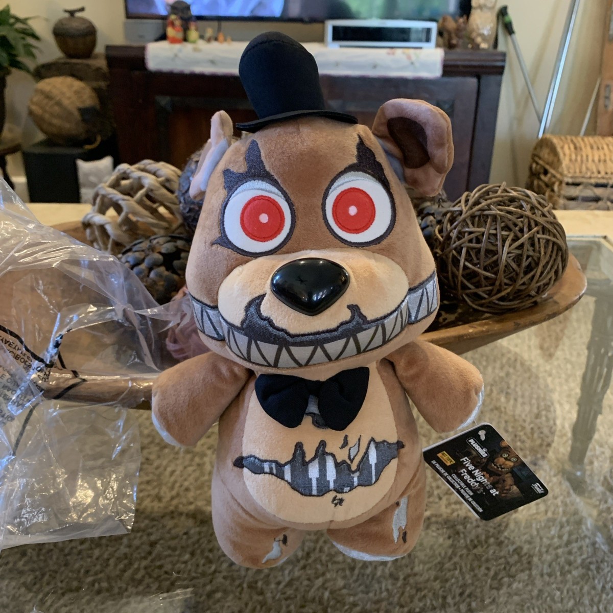 Foxy Nightmare Freddy Plushies FNAF Funko Plush Lot Nightmare