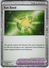 Holo Foil Sun Seed 027/034 Classic Collection Trading Card Game Classic
