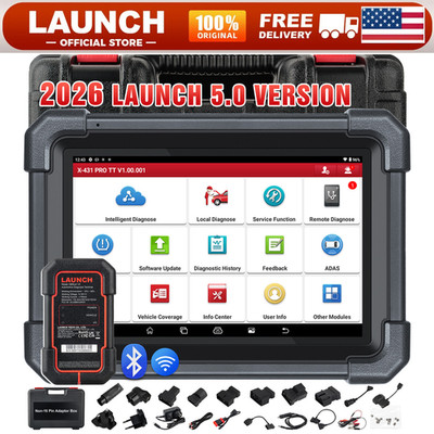 Launch X431 PRO TT PRO5 Bidirectional Car OBD2 Diagnostic Scanner ECU Coding