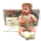 Vintage Ideal Toys 1961 Thumbelina Doll, Life-Like Wiggles w/ Knob #0515-7 +Box