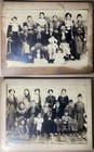 Rare Antique Ottoman Era Cabinet Photos Group Portrait Armed Soldier Boy Pistol — photo 1