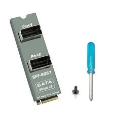 Internal Card with M Key Host Side and SFF-8087 Storage Layout Adapter Card