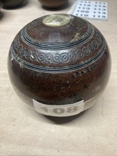 Antique Lignum Vitae lawn green bowl- Wood Turning Blank Ref 108