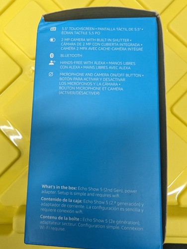 Amazon Echo Show 5 (2a generazione) Altoparlante Smart Display - Antracite_Nuovo - Foto 3 di 4
