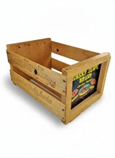 Vtg 1960s Sunny Slope Brand Peach Crate – Gaffney SC – Rare