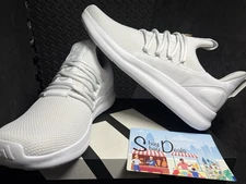 Adidas Lite Racer Adapt 7.0 White MENs Size 11.5 NEW W Box/tag Freeship IE6326