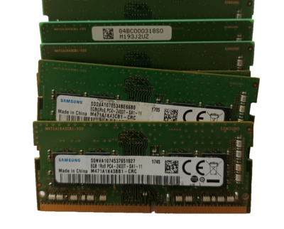 SAMSUNG 6 x 8GB 1Rx8 PC4-2400T-SA1-11 DDR4 S0-DIMM LAPTOP RAM