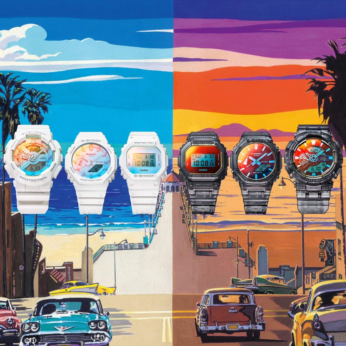 CASIO G-SHOCK GA-2100TLS-8AJF BEACH TIME LAPSE Series Watch Gray