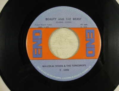45 Record End Malcolm Dodds The Tuedrops Beauty and The Beast it Took a Long Tim