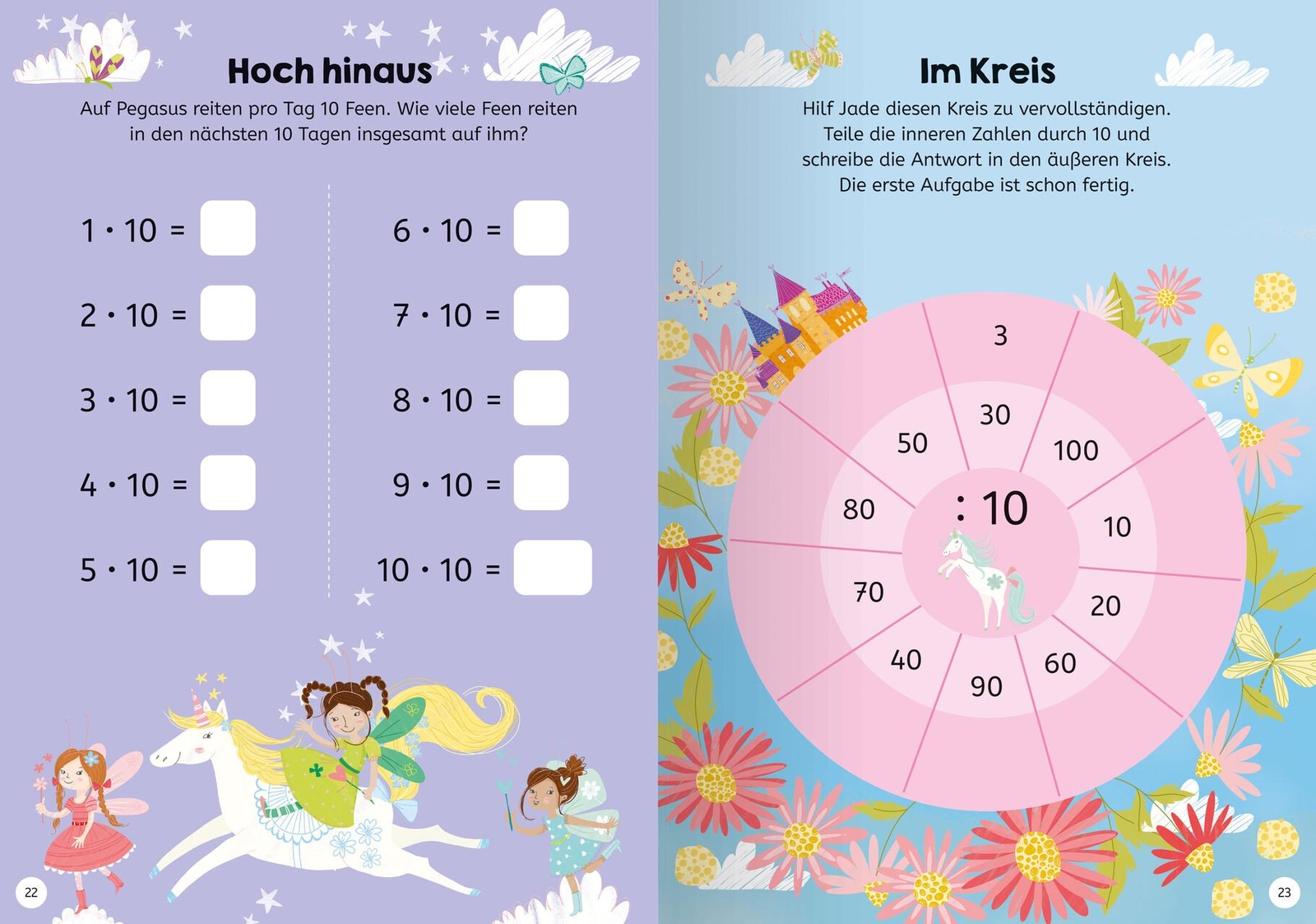 Thumbnail - Ravensburger Einhorn Akademie 1x1 - Rätselbuch Ab 7 Jahre, Einmaleins