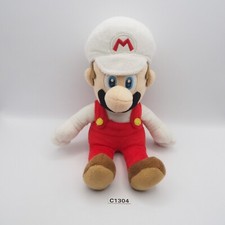 Super Mario Bros Fire C1304 Sanei Plush 8" Stuffed Toy Doll Japan