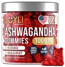 Ashwagandha Gummies for Women & Men - Calm Gummies with Ashwagandha Root Extract