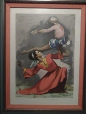 Print signed serigraph by Sandy liberman.