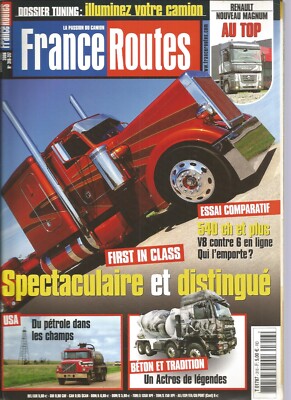 FRANKREICH ROUTEN NR. 316 BELEUCHTEN LKW / MAGNUM / TANSANIA / USA PETROLEUM KANSAS