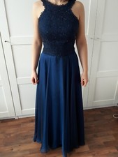 schulterfreies langes Abendkleid, Ballkleid in 38 M