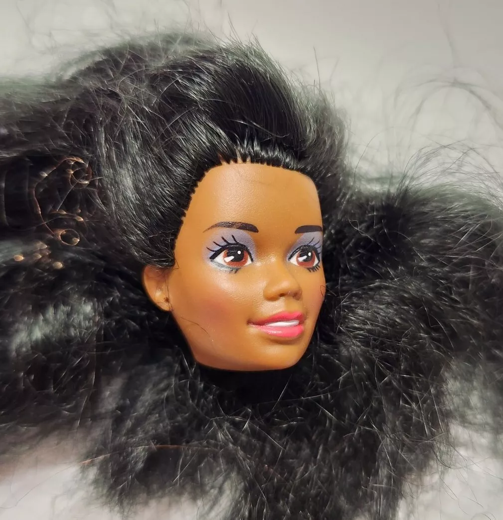 Barbie head best sale doll african american