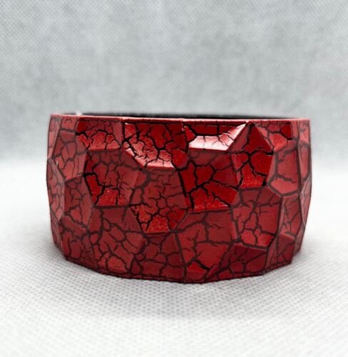 Unique Crackle 3-D Fashion Jewelry Bracelet Style 2 - Picture 12 of 12