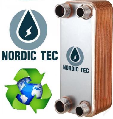 Échangeur à Plaques NORDIC TEC - Inox 25-100kW - Très Haute Efficacité A+++