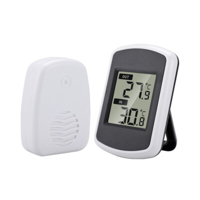 Thermometer Funk Digital Wetterstation Innen Außen Wireles Außensensor LCD