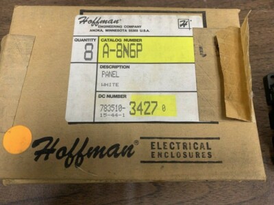 BOX OF 8 HOFFMAN A8N6P PANEL ENCLOSURES   B126