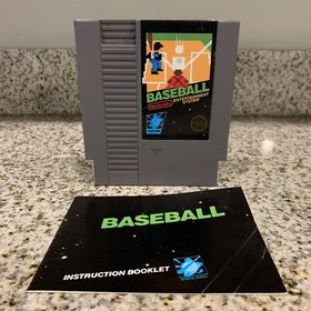 Baseball Complete in Box CIB HANGTAB (Nintendo, NES 1985) READ DESCRIPTION