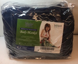 Premium Weighted Blanket by InYard | 7 lbs | 41x56” navy blue (w) | eBay