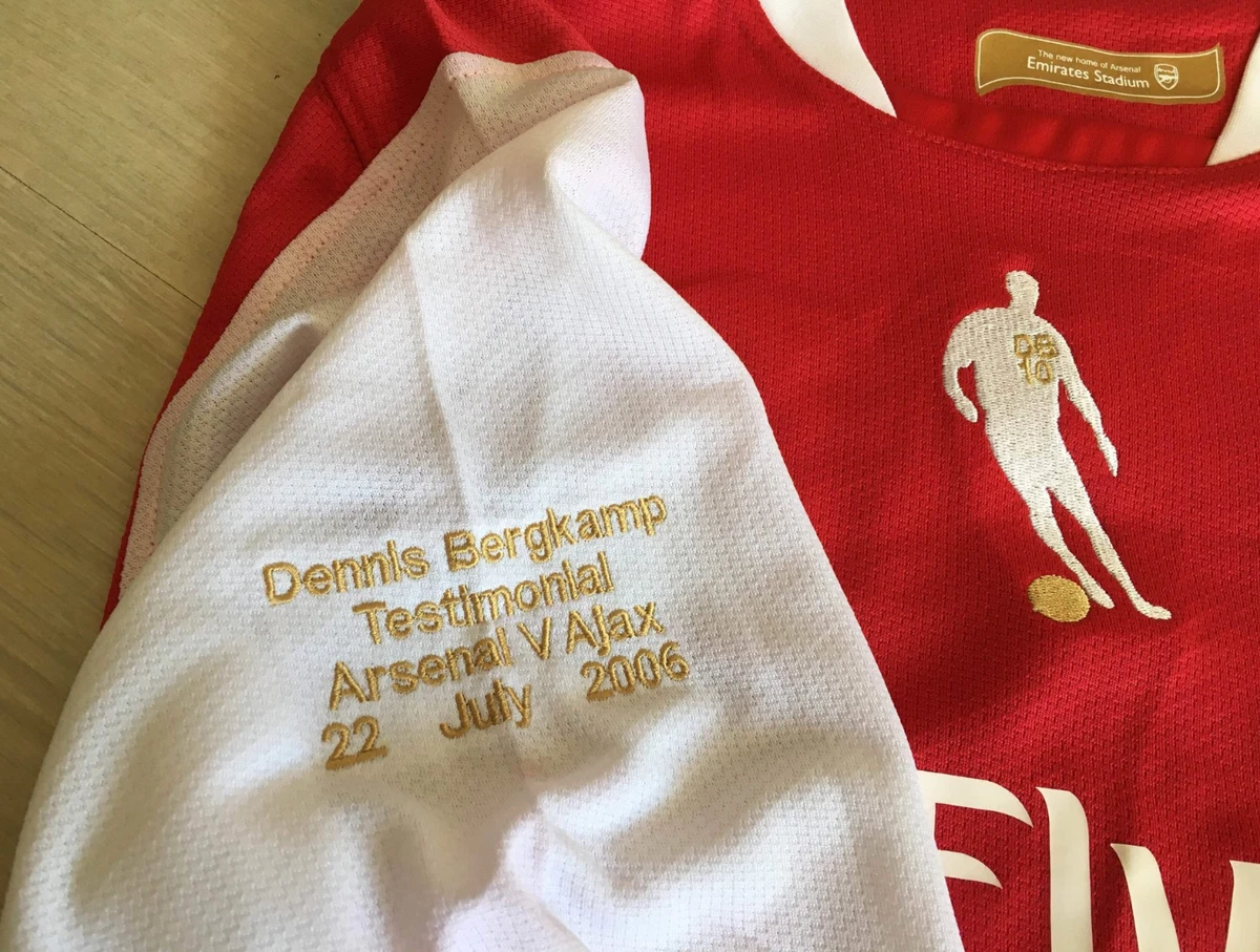 Maillot rétro ARSENAL 2000 BERGKAMP - Les Voyages En Ballon - Maillots de football vintage