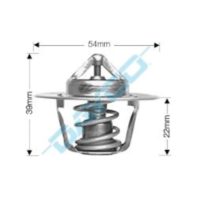 THERMOSTAT & GASKET FITS FORD TRANSIT WITH 4CYL ENGINE 1996-2000 - Picture 1 of 2
