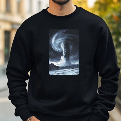 Tornado auf Mond Sweatshirt Kuschelig und Perfekt für jeden Anlass S bis 4XL