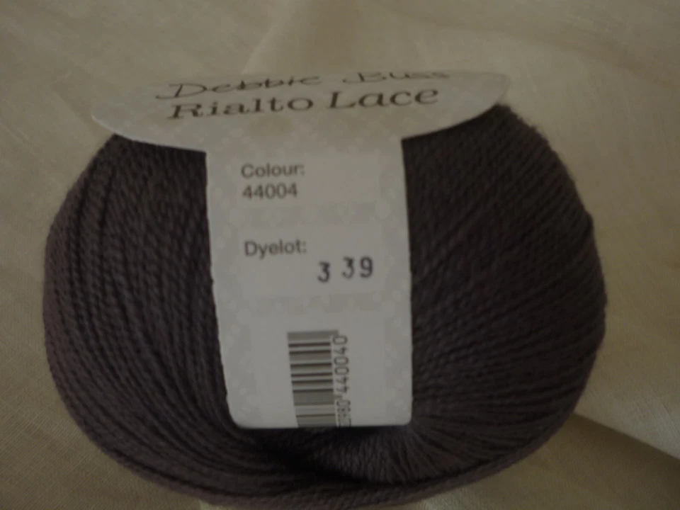 Debbie Bliss RIALTO LACE 004 Charcoal  🧶 2x ANGEL Fb. 003 Charcoal 🐛 100g (17) - Bild 4 von 4