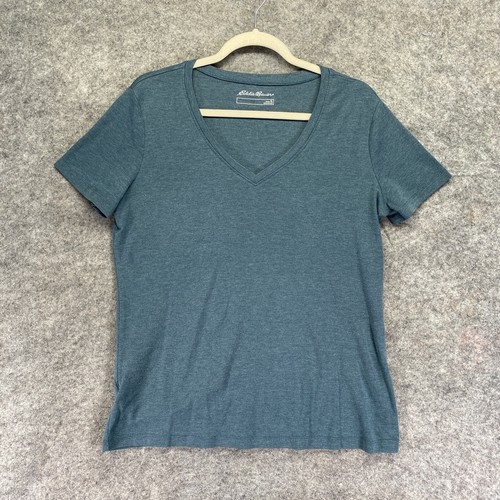 Eddie Bauer Tee Shirt Womens XL V Neck 