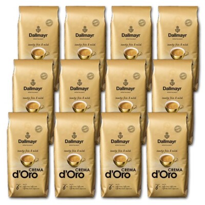 12 KG Dallmayr Crema d'Oro Kaffeebohnen