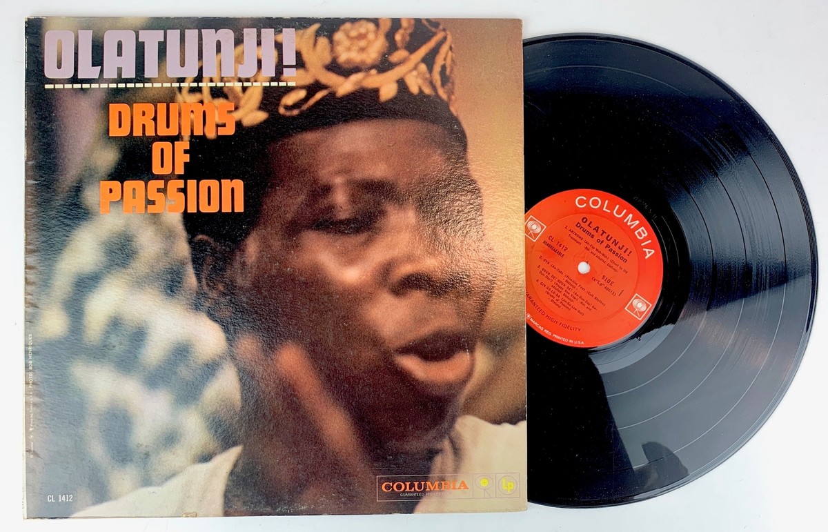 洋楽 LP Babatunde Olatunji Olatunji, Babatunde. (1927–2003) Drums of Passion – Signed LP | eBay