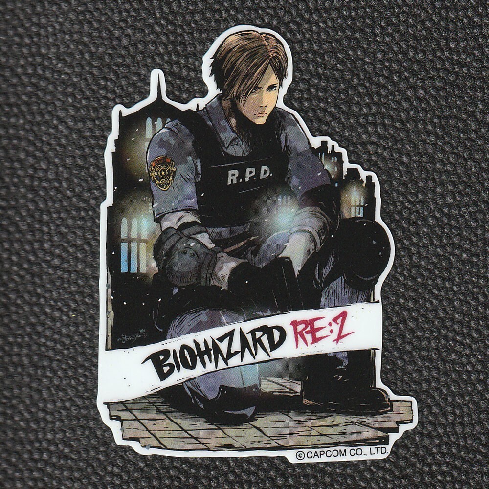 CAPCOM x B-Side Label Sticker BIOHAZARD RESIDENT EVIL Leon S