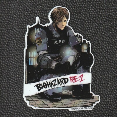 CAPCOM x B-Side Label Sticker BIOHAZARD RESIDENT EVIL Leon S