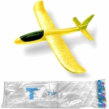 Fits For Airplane Toys, 19" Large Throwing Gilded Foam Plane, Best Flying Toys (