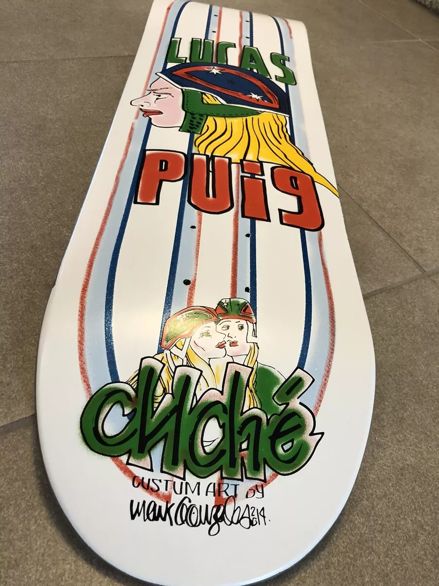 RARE NEW Cliché Skateboards Lucas Puig ‘Gonz’ Pro Model Deck (2014)