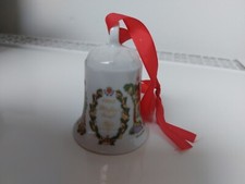 Hutschenreuther Weihnachtsglocke  1998 Fl&ouml;sserland 7cm