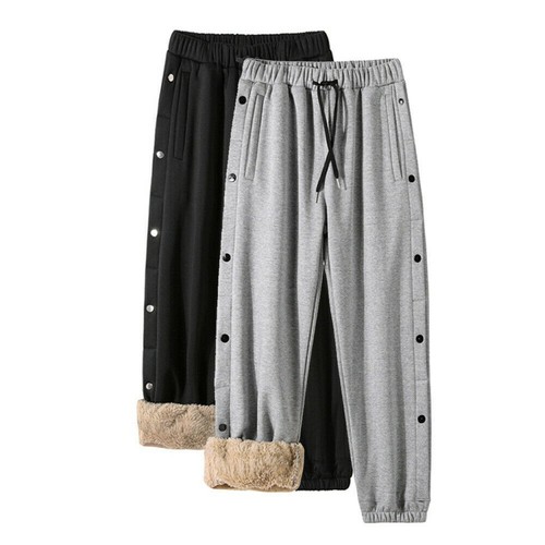 Mens Sherpa Fleece Lined Sweatpants 