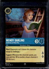 Disney Lorcana Into the Inklands Wendy Darling Authority on Peter Pan Non Foil