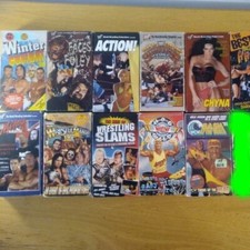 Vintage WWF WCW WWE Wresting VHS Wrestlemania Hulk Hogan Lot (13)