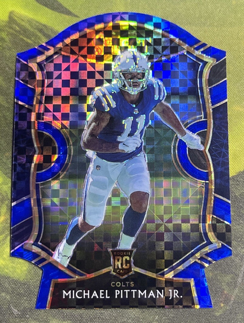 Michael Pittman Jr - 2020 Select Rookie Concourse Die-Cut Blue Prizm - Colts