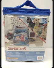 DC League Of Superpets 4-Piece Toddler Bed Set