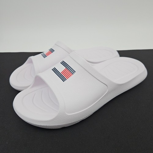Sandalia Tommy Hilfiger Romey Slide para hombre talla 10 blanca - Imagen 3 de 5
