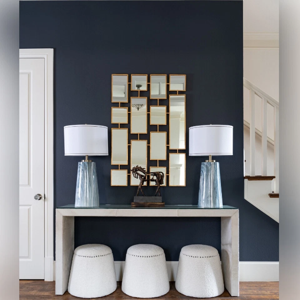 Glam Modern Gumdrop Shape White Faux Shearling Stool Plush Ottoman Round Soft - Image 3 of 4