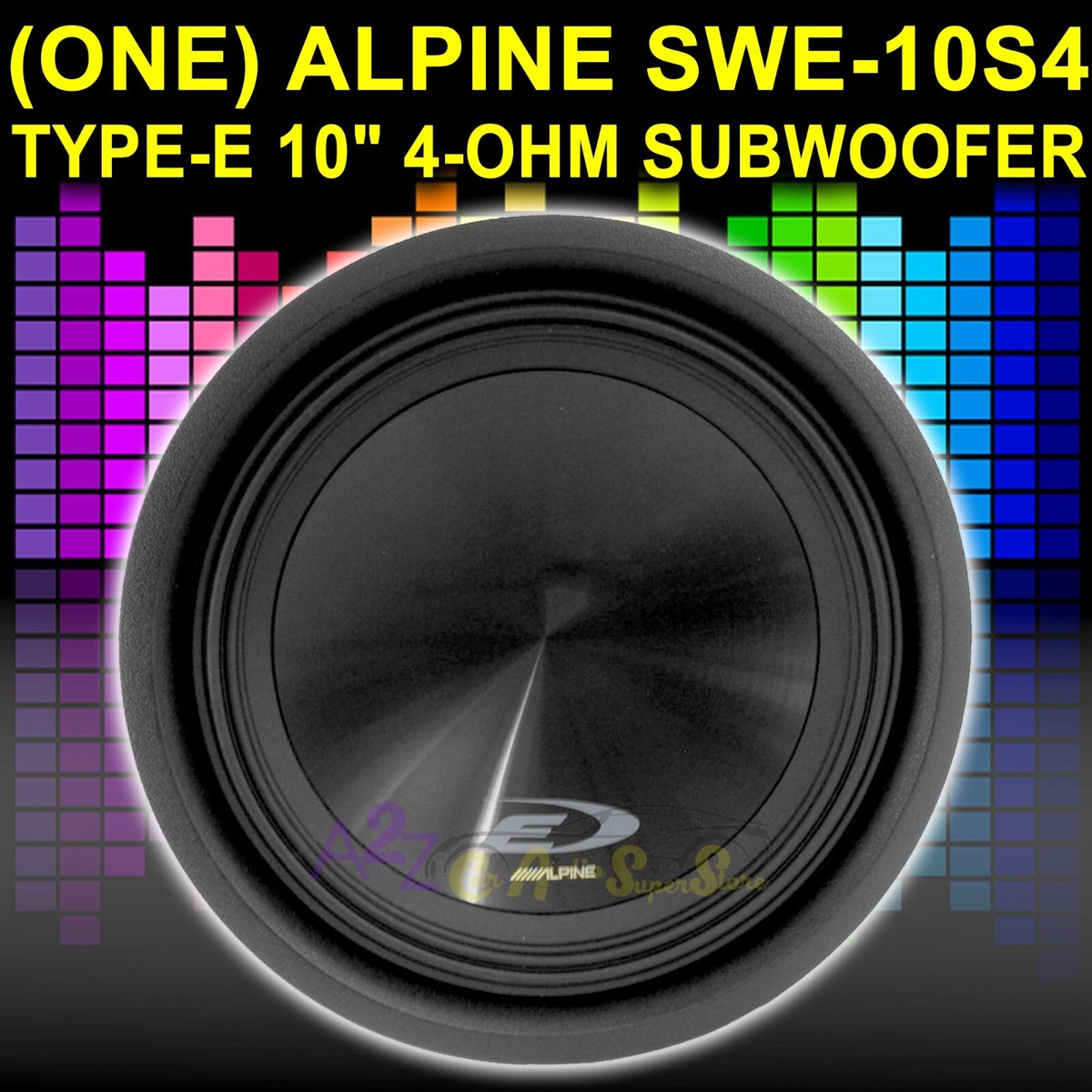 未使用 アルパイン タイプE 10インチ サブウーハー サブウーファー SWE 