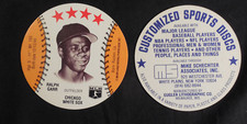 1977 MSA RARE var Customized sport card / disc Ralph Garr Chicago White Sox