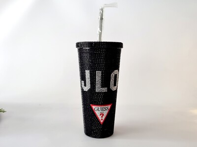 Guess JLO Jennifer Lopez limited edition black bling Tumbler Cup Mug XL 20  oz | eBay