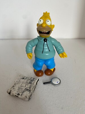 PLAYMATES INTERACTIVE THE SIMPSONS SERIE 1 GRAMPA ABE SIMPSON ACTIONFIGUR WOS